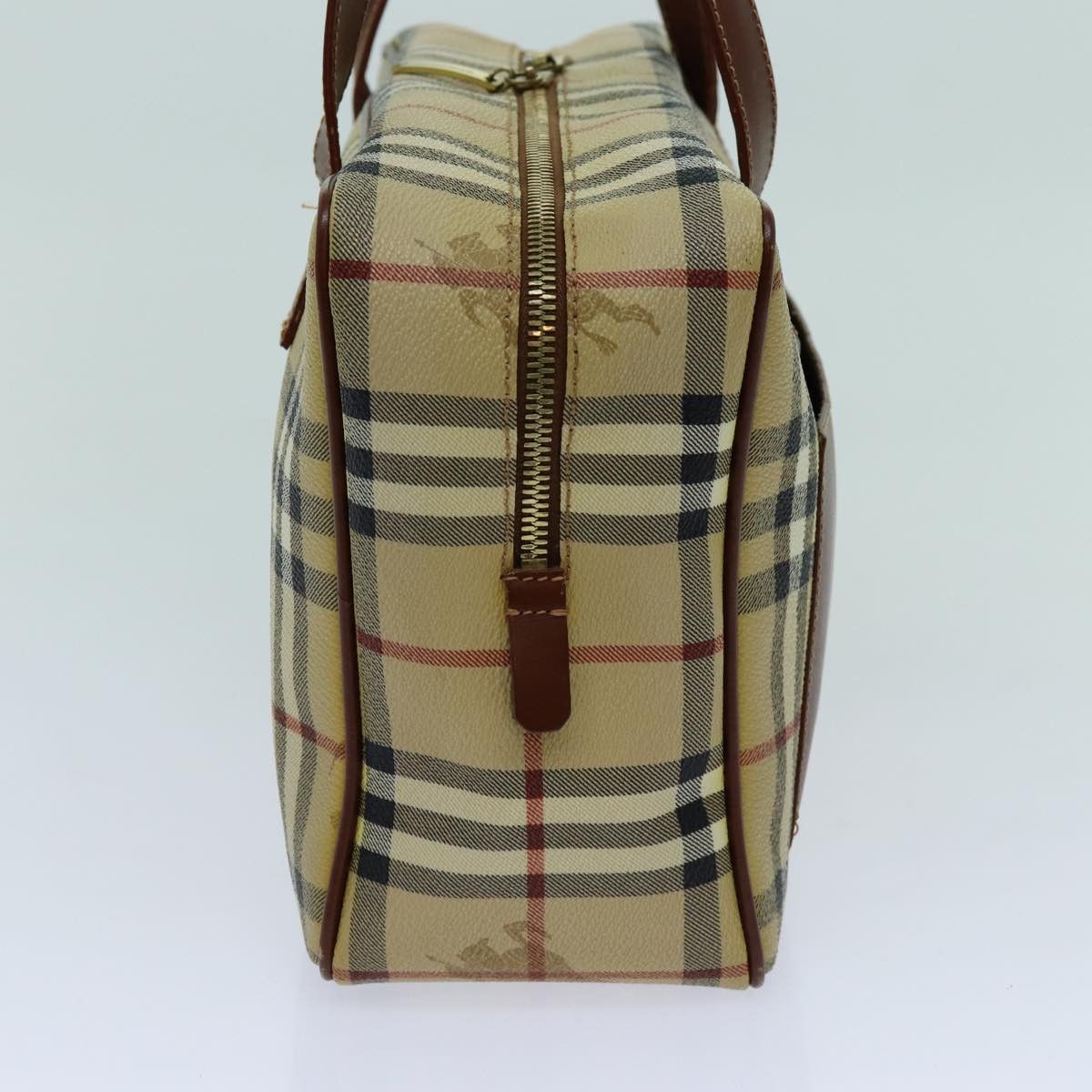 Burberry Nova Check Beige Canvas Shoulder Bag (Pre-Owned) Size ONE SIZE - 9 Thumbnail