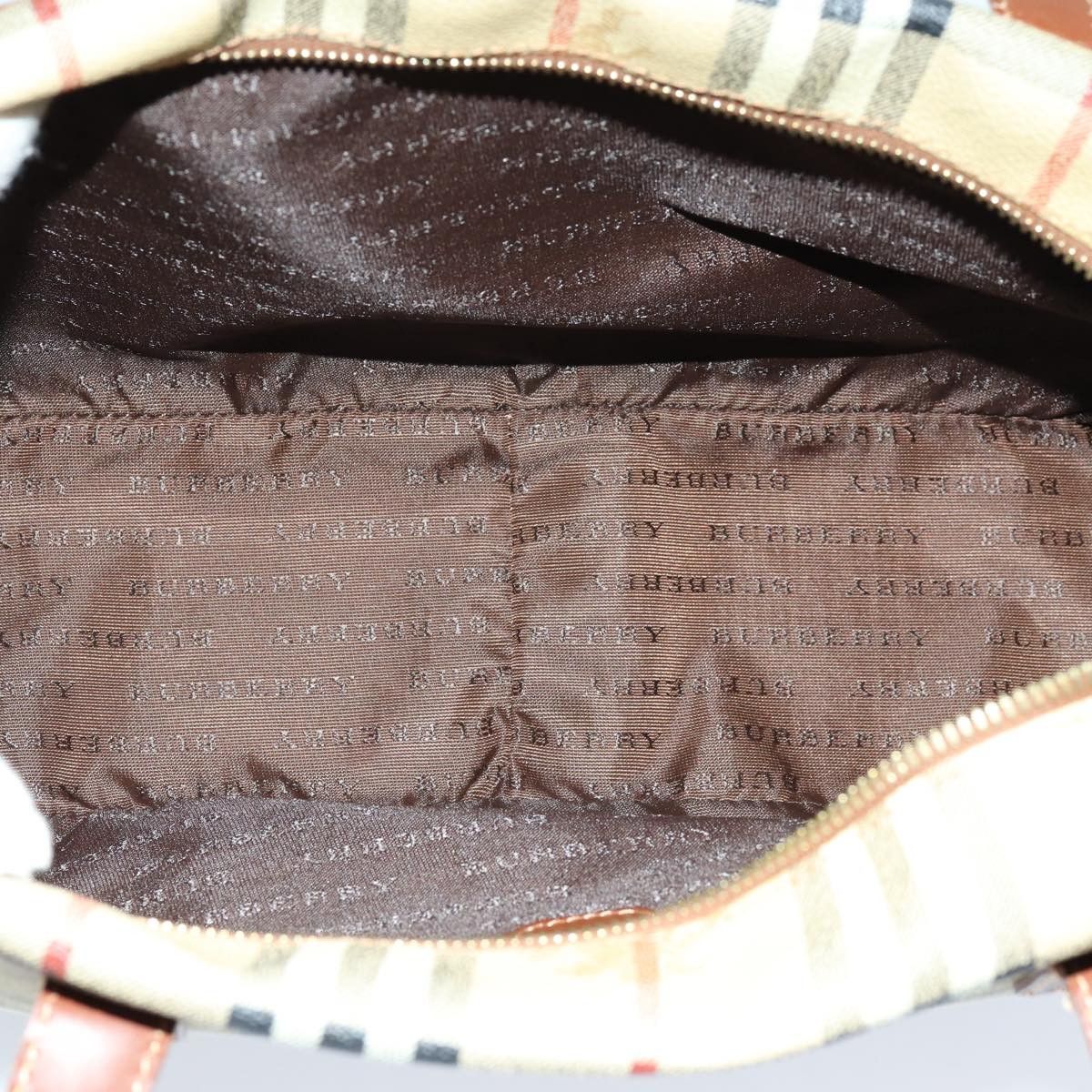 Burberry Nova Check Beige Canvas Shoulder Bag (Pre-Owned) Size ONE SIZE - 5 Thumbnail