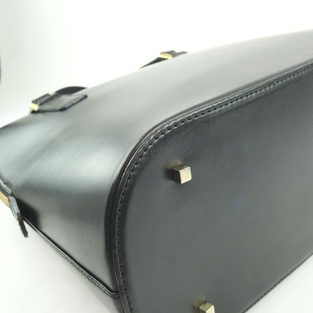 Salvatore Ferragamo Black Leather Handbag (Pre-Owned) Size ONE SIZE - 8 Thumbnail