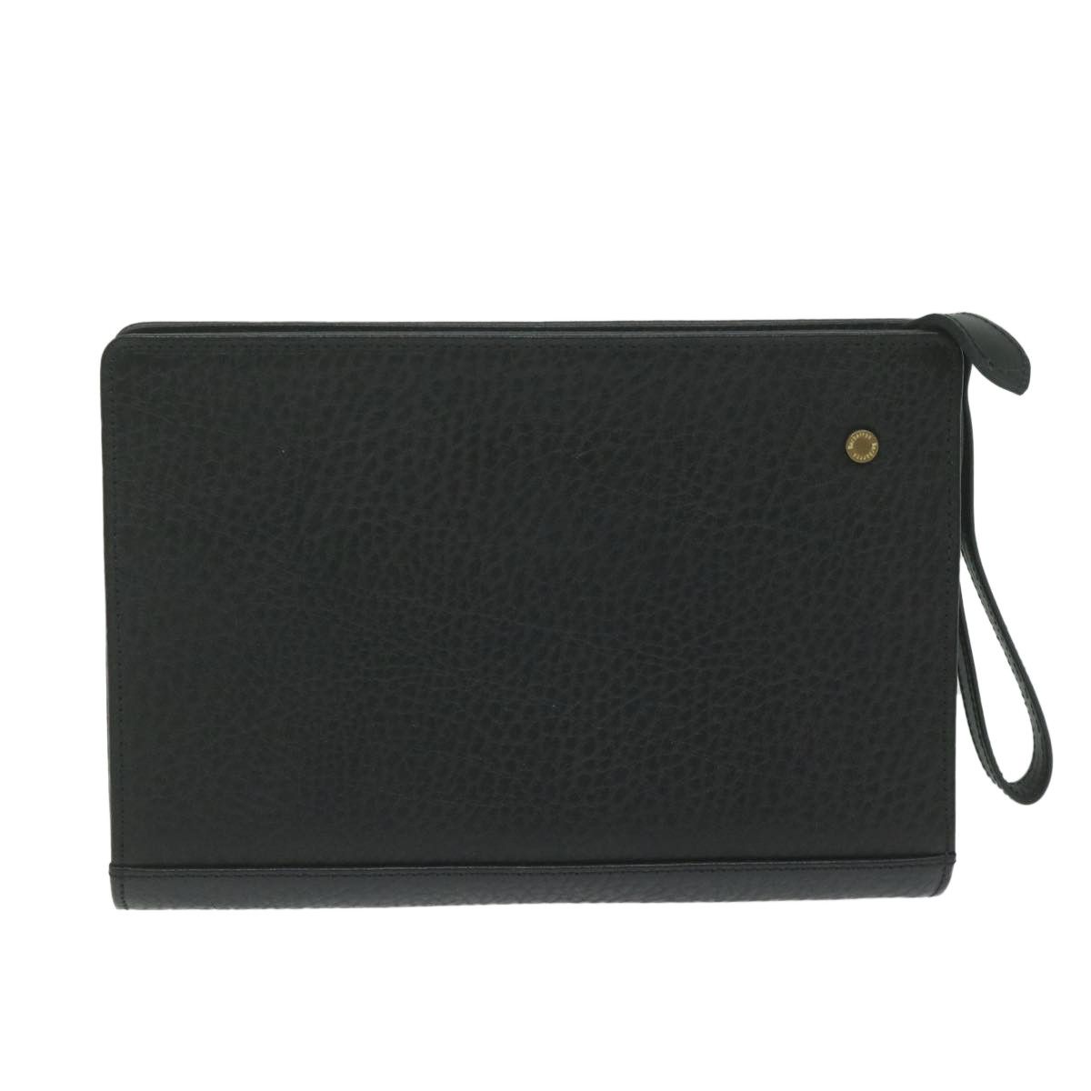 Burberry Black Leather Clutch Bag (Pre-Owned) Size ONE SIZE - 2 Thumbnail