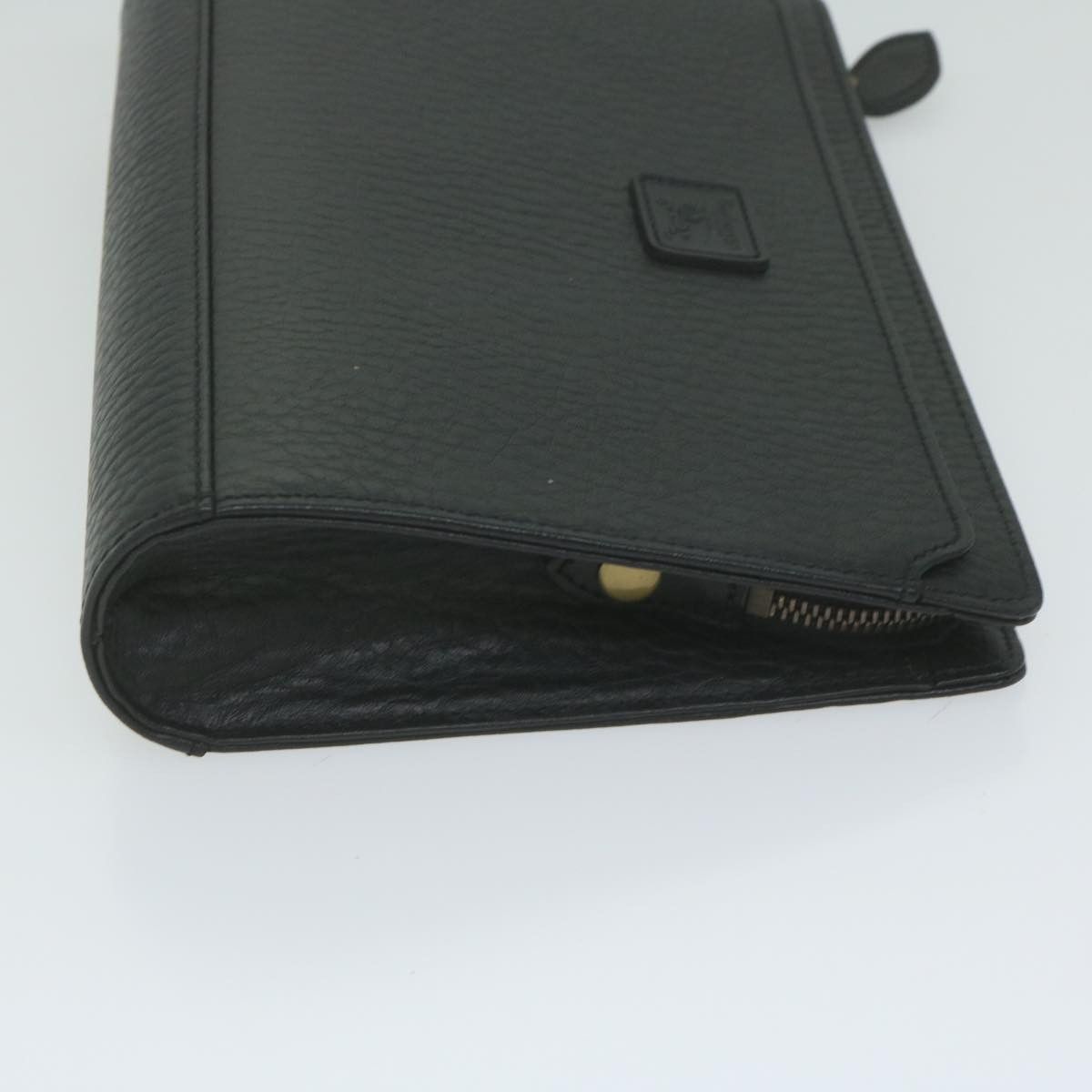 Burberry Black Leather Clutch Bag (Pre-Owned) Size ONE SIZE - 8 Thumbnail