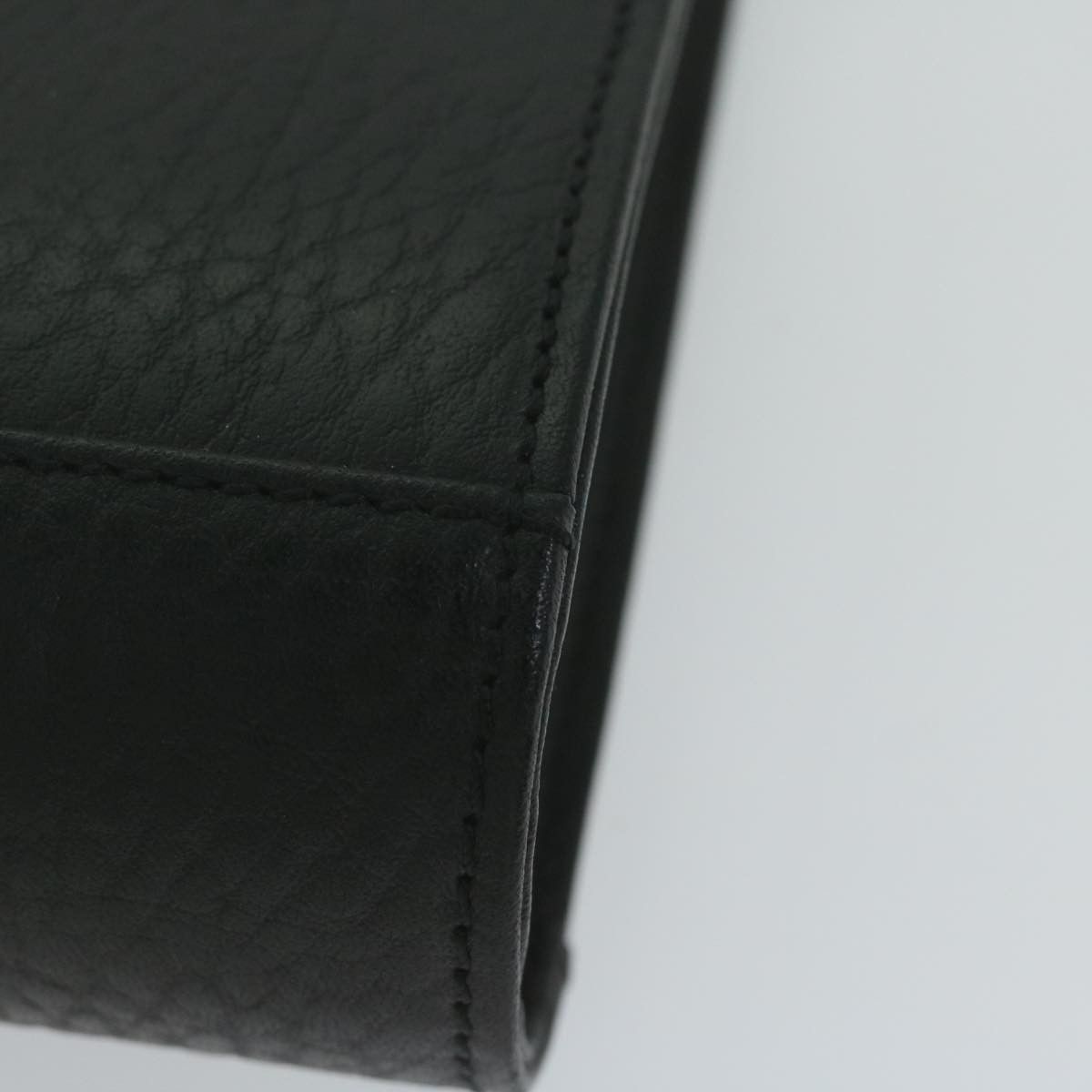 Burberry Black Leather Clutch Bag (Pre-Owned) Size ONE SIZE - 11 Thumbnail