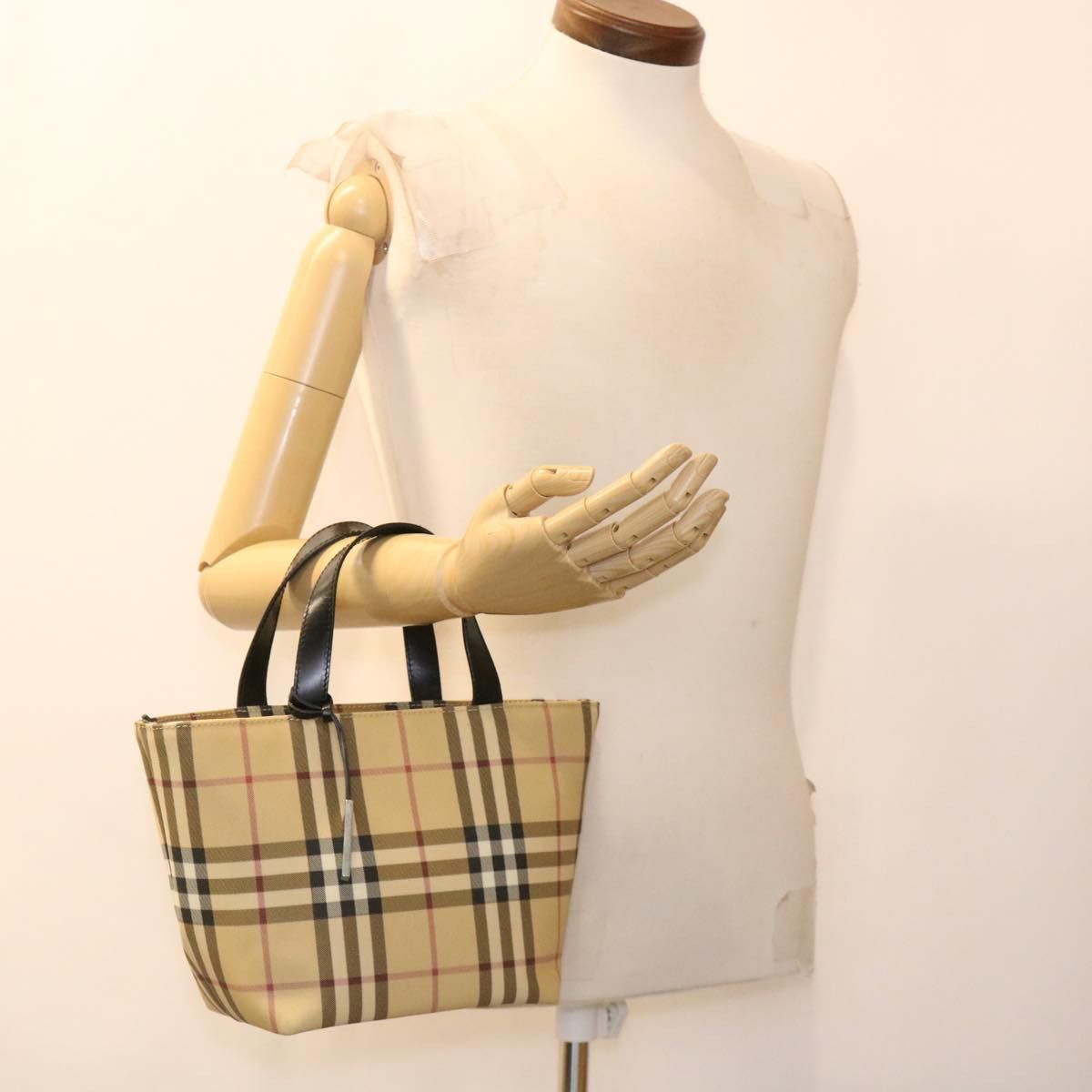 Burberry Beige Synthetic Handbag (Pre-Owned) Size ONE SIZE - 7 Thumbnail