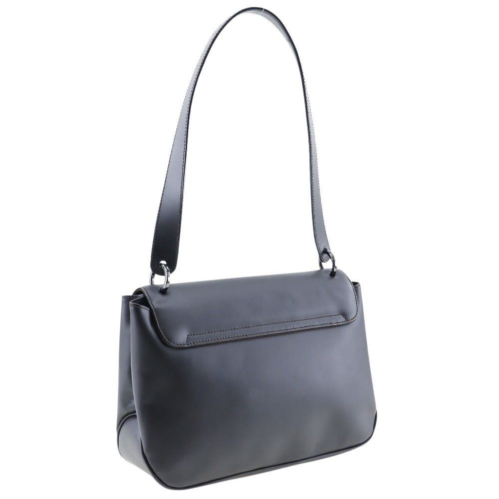 Salvatore Ferragamo Black Leather Shoulder Bag (Pre-Owned) Size ONE SIZE - 2 Thumbnail