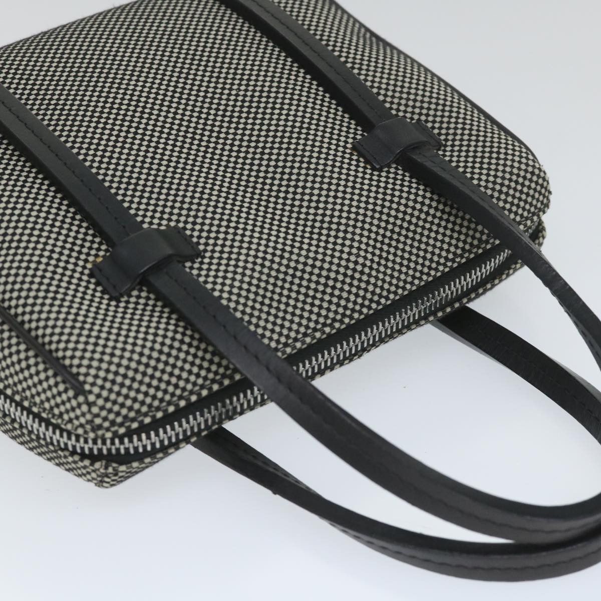 Bally Grey Canvas Handbag (Pre-Owned) Size ONE SIZE - 4 Thumbnail
