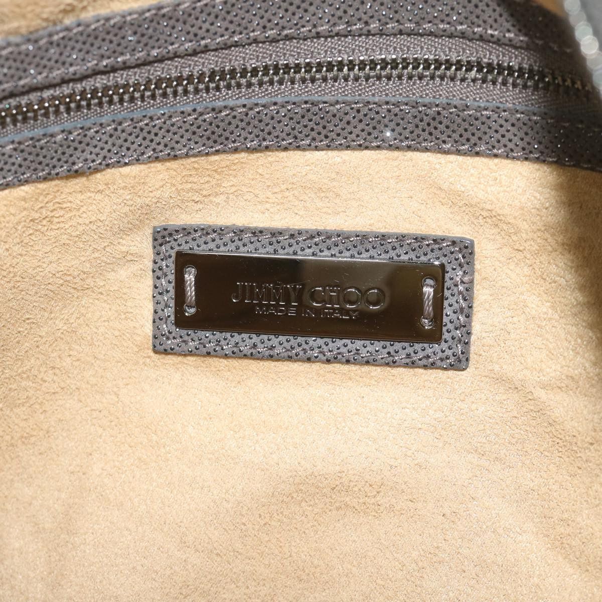Jimmy Choo Brown Canvas Shoulder Bag (Pre-Owned) Size ONE SIZE - 8 Thumbnail