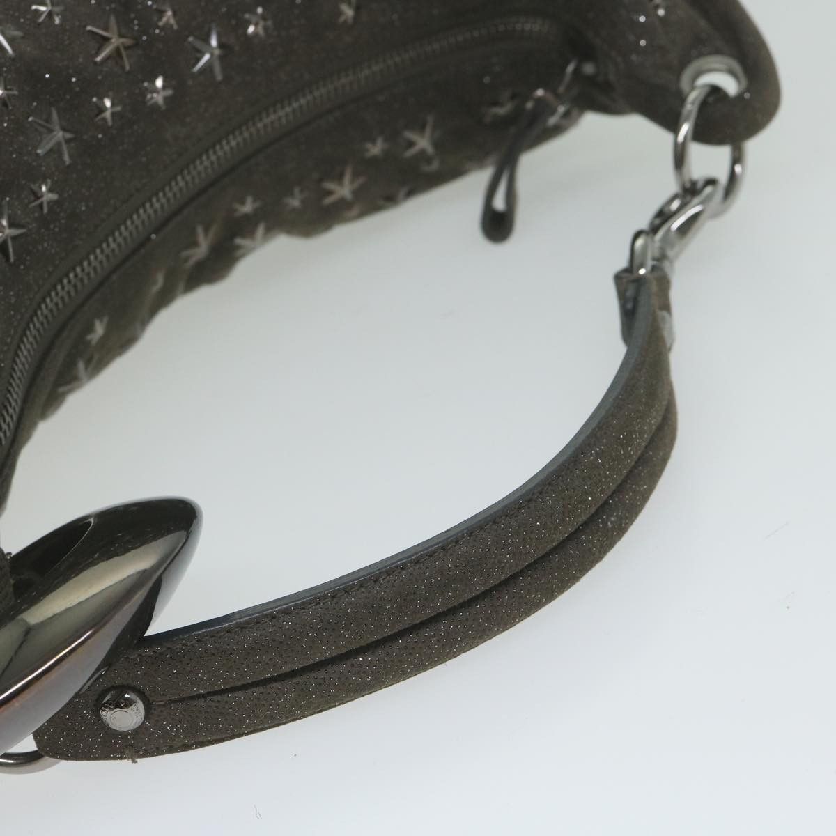 Jimmy Choo Brown Canvas Shoulder Bag (Pre-Owned) Size ONE SIZE - 12 Thumbnail