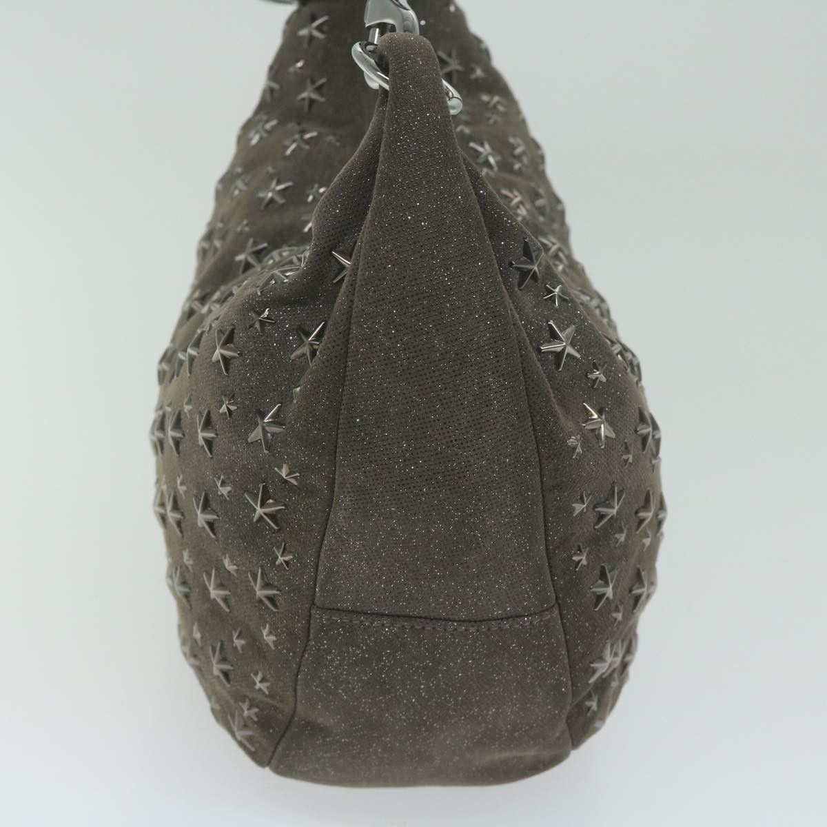 Jimmy Choo Brown Canvas Shoulder Bag (Pre-Owned) Size ONE SIZE - 4 Thumbnail