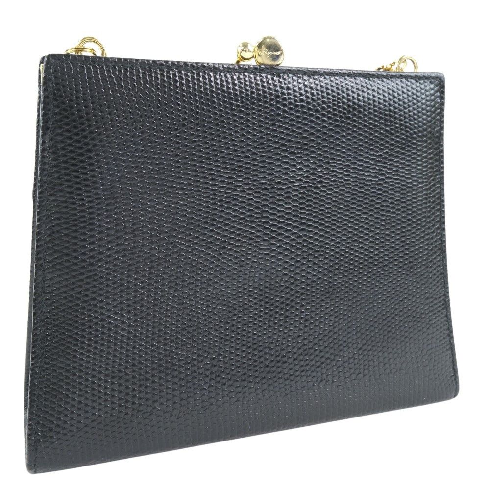 Vara Black Leather Shoulder Bag (Pre-Owned)