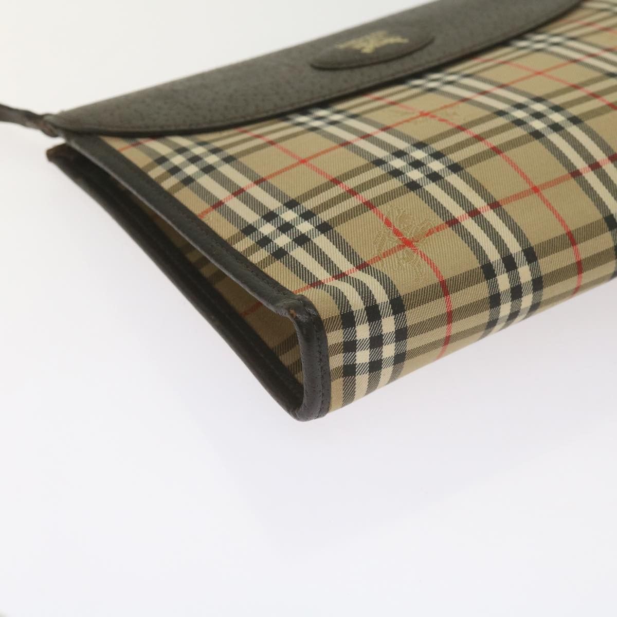 Burberry Nova Check Beige Canvas Clutch Bag (Pre-Owned) Size ONE SIZE - 11 Thumbnail