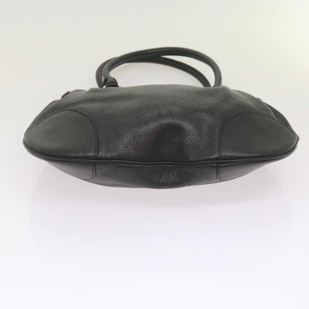 Salvatore Ferragamo Gancio Black Leather Handbag (Pre-Owned) Size ONE SIZE - 3 Thumbnail