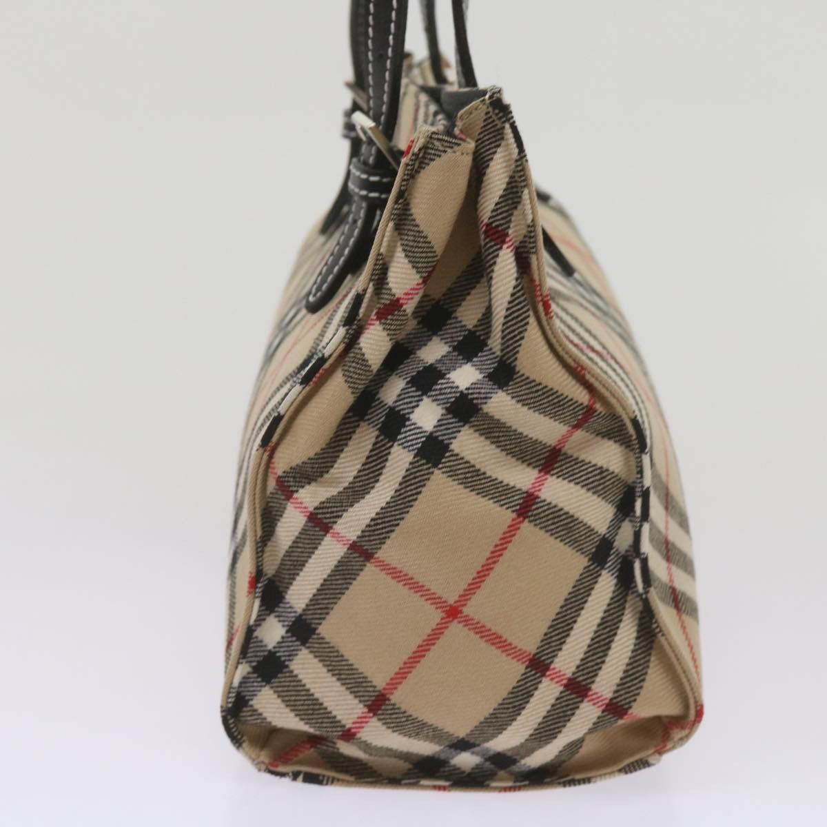 Burberry Nova Check Beige Canvas Handbag (Pre-Owned) Size ONE SIZE - 4 Thumbnail