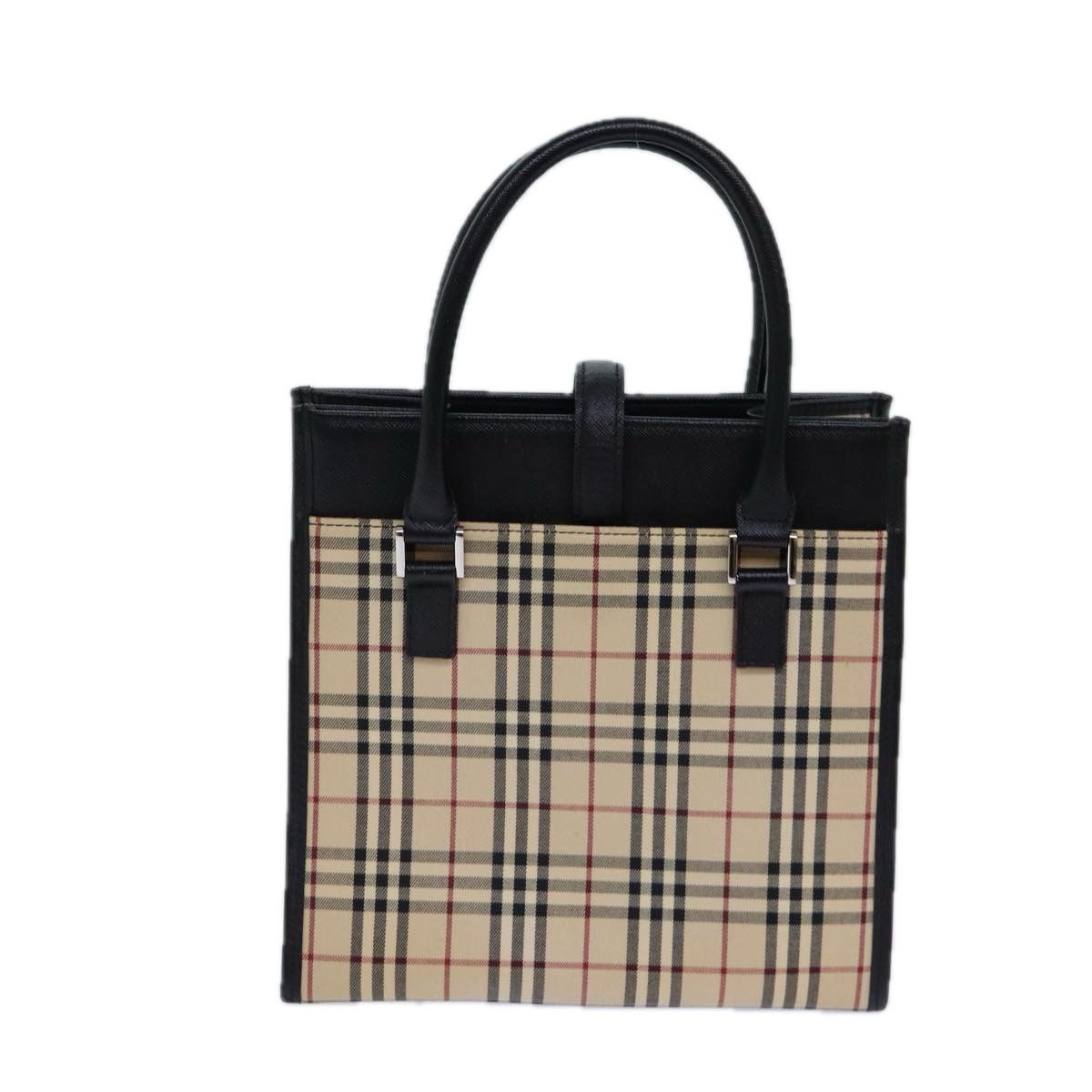 Burberry Nova Check Beige Canvas Handbag (Pre-Owned) Size ONE SIZE - 2 Thumbnail