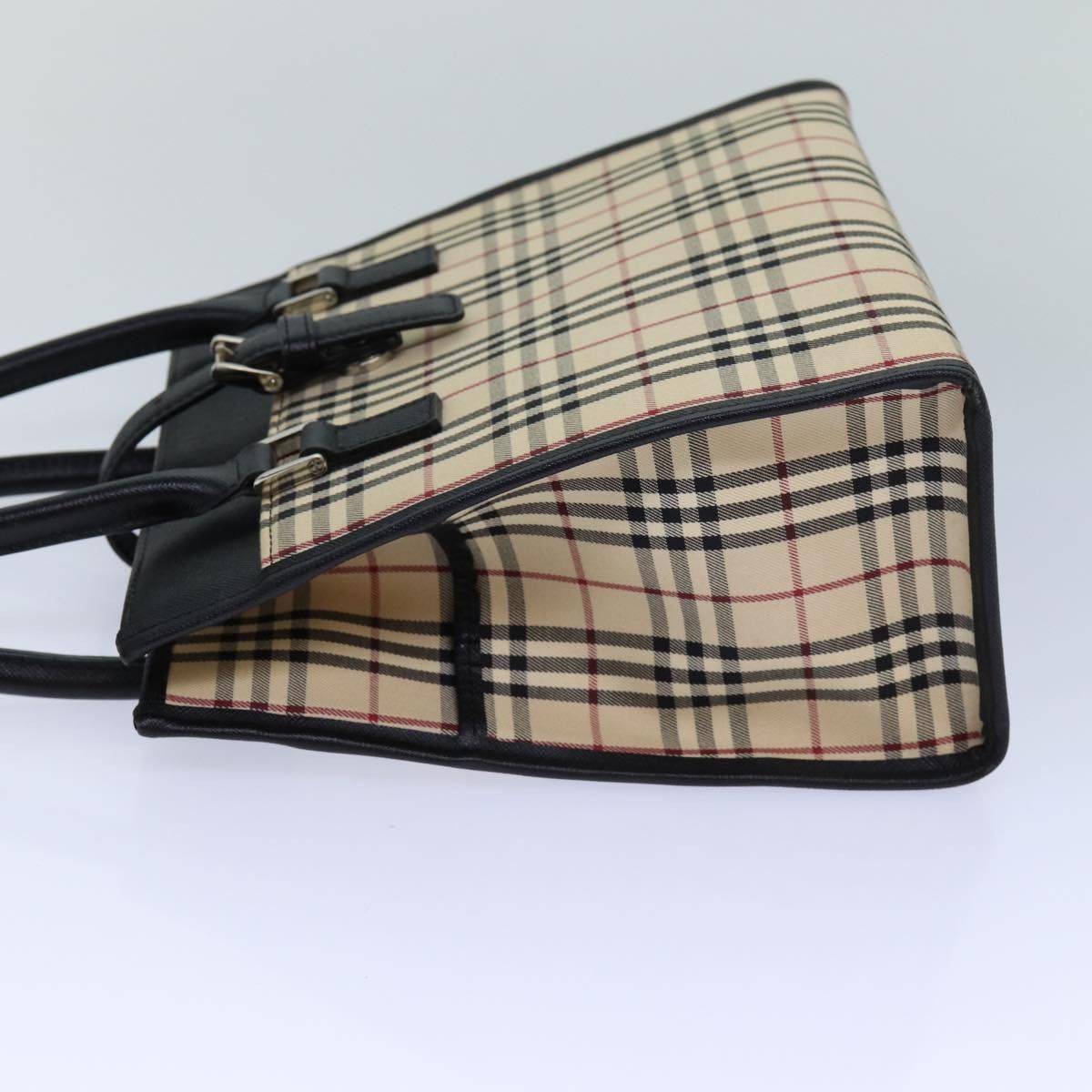 Burberry Nova Check Beige Canvas Handbag (Pre-Owned) Size ONE SIZE - 10 Thumbnail