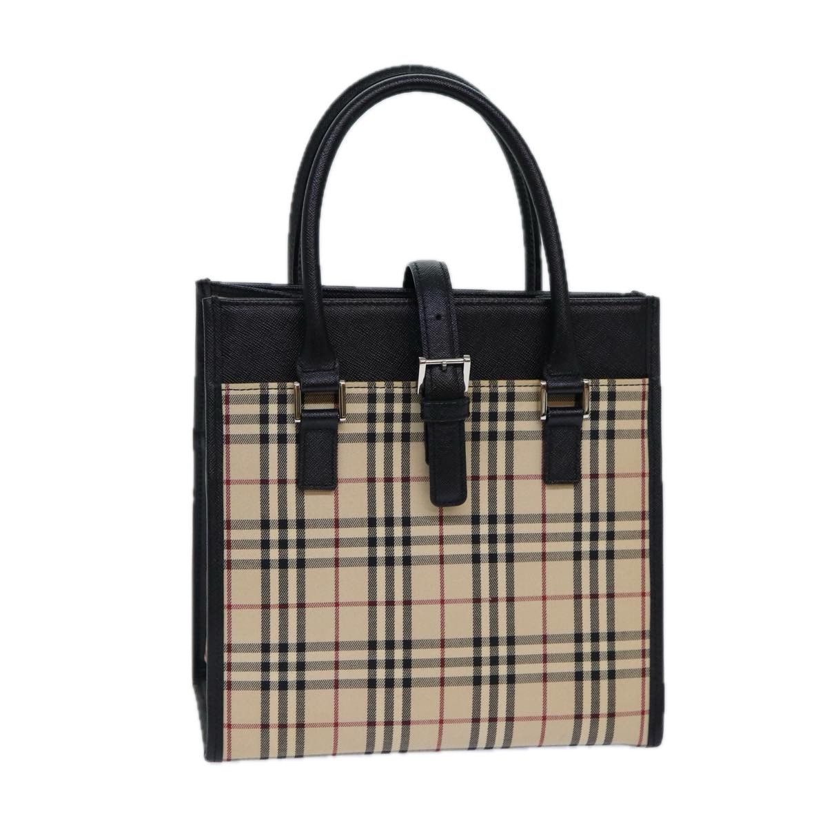 Burberry Nova Check Beige Canvas Handbag (Pre-Owned) Size ONE SIZE - 13 Thumbnail