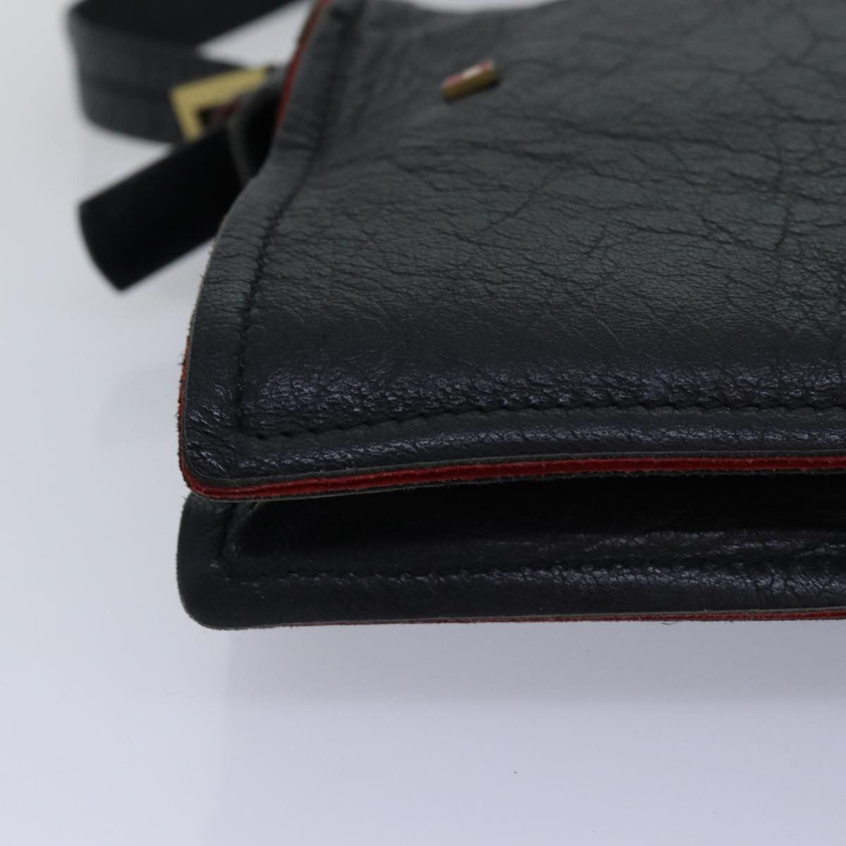 Bally Black Leather Shoulder Bag (Pre-Owned) Size ONE SIZE - 12 Thumbnail