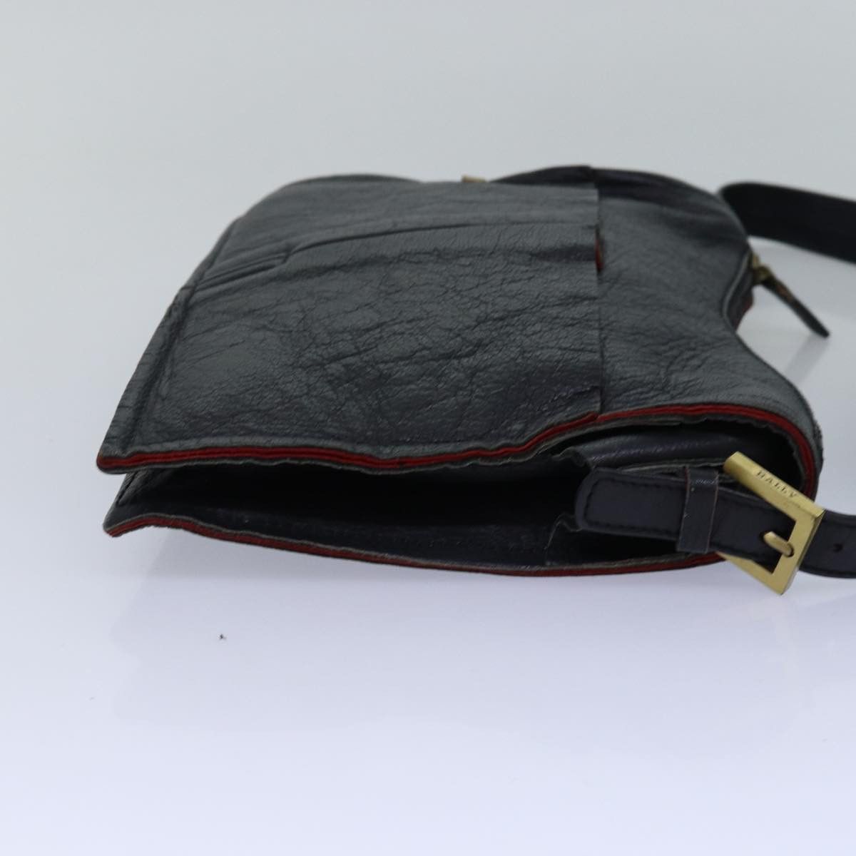 Bally Black Leather Shoulder Bag (Pre-Owned) Size ONE SIZE - 8 Thumbnail