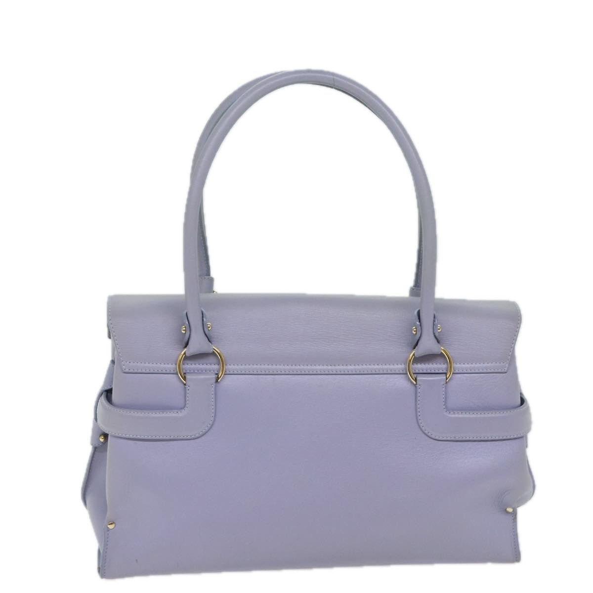 Salvatore Ferragamo Purple Leather Shopper Bag (Pre-Owned) Size ONE SIZE - 2 Thumbnail
