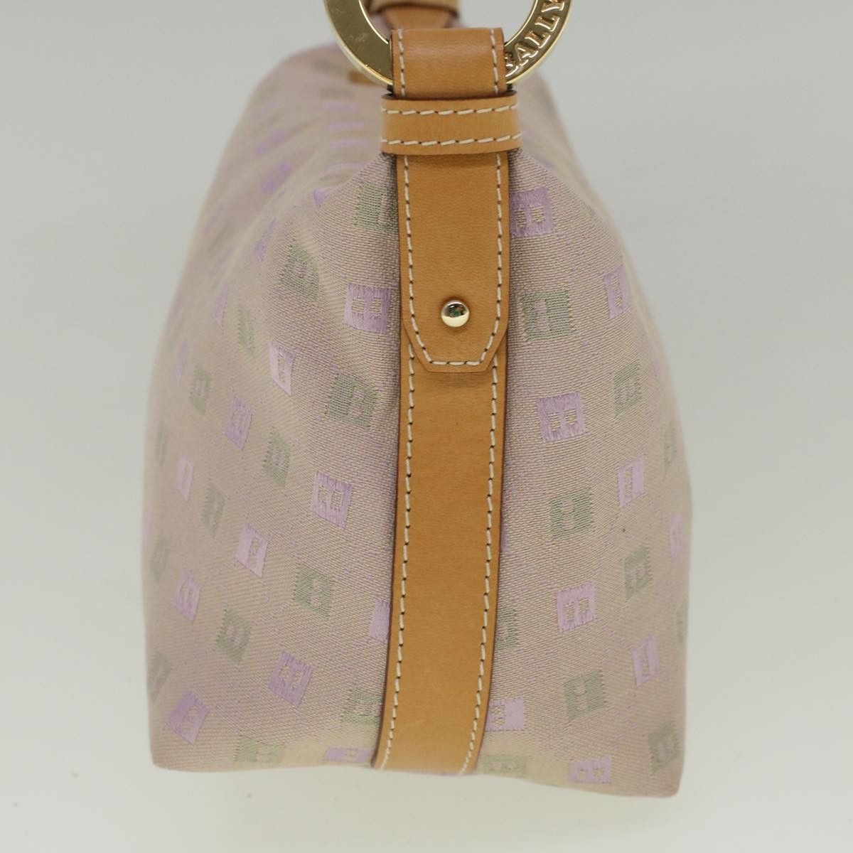 Bally Pink Canvas Shoulder Bag (Pre-Owned) Size ONE SIZE - 9 Thumbnail