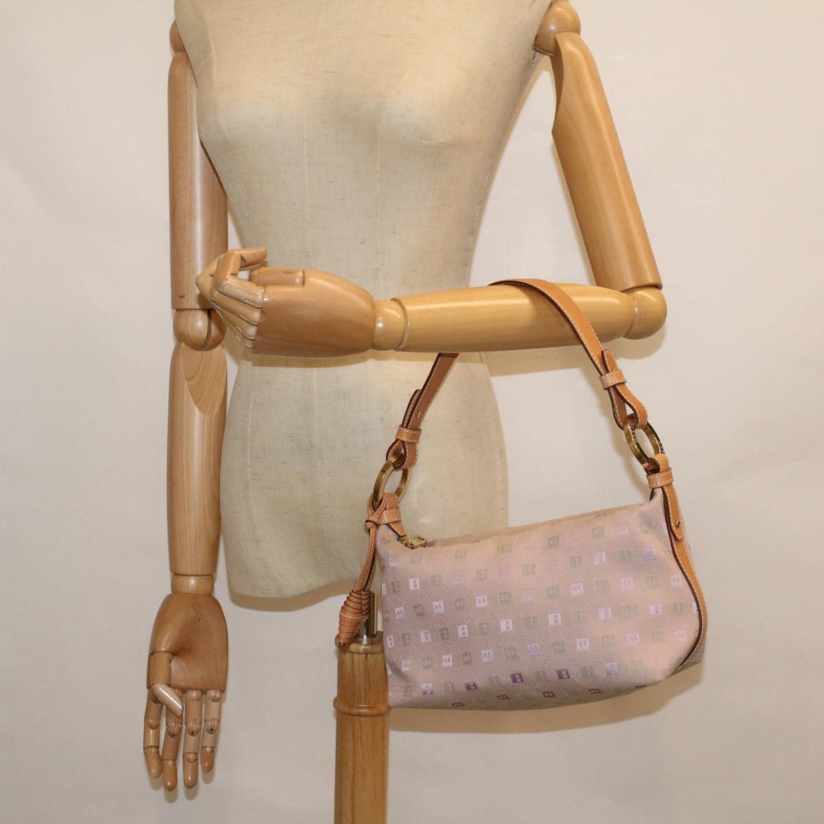 Bally Pink Canvas Shoulder Bag (Pre-Owned) Size ONE SIZE - 7 Thumbnail