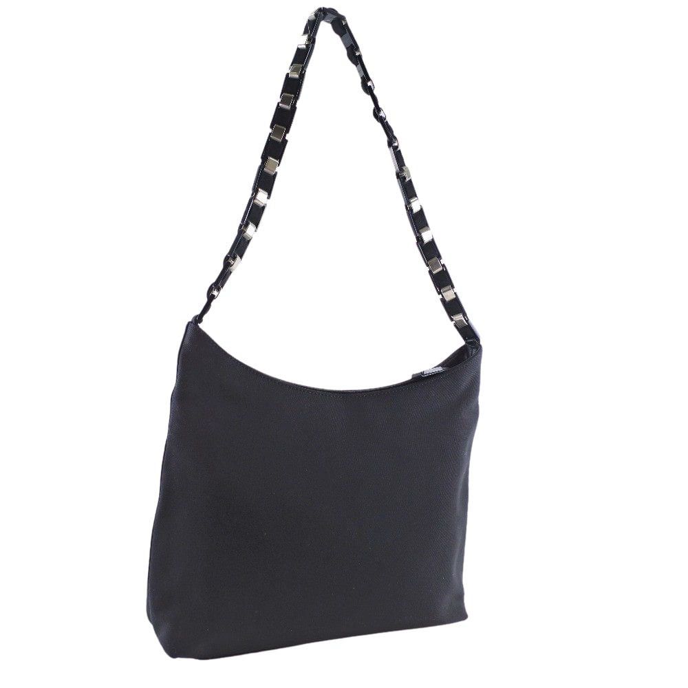 Salvatore Ferragamo Black Canvas Handbag (Pre-Owned) Size ONE SIZE - 7 Thumbnail