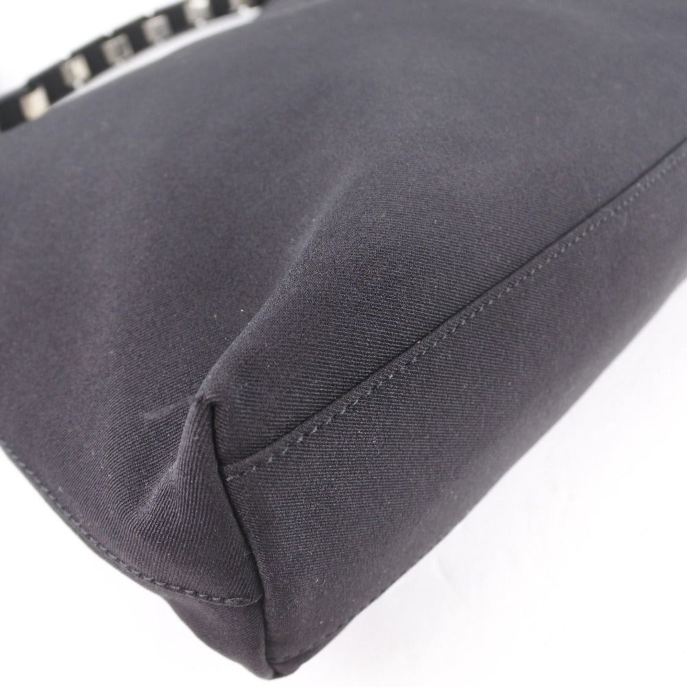 Salvatore Ferragamo Black Canvas Handbag (Pre-Owned) Size ONE SIZE - 4 Thumbnail