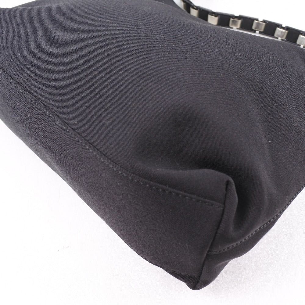 Salvatore Ferragamo Black Canvas Handbag (Pre-Owned) Size ONE SIZE - 8 Thumbnail