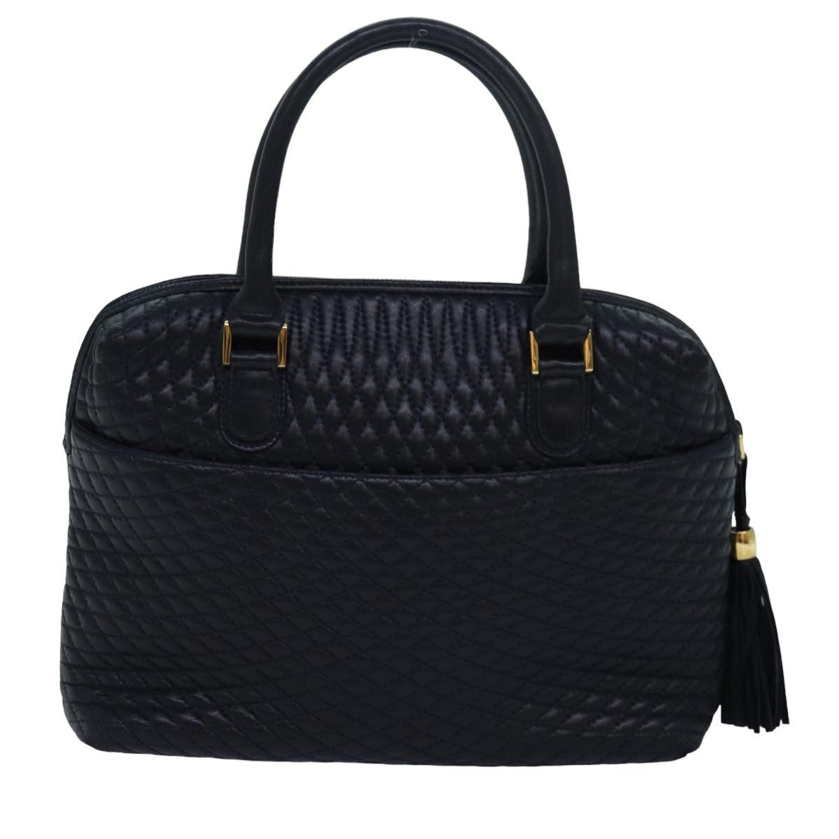 Bally Navy Leather Handbag (Pre-Owned) Size ONE SIZE - 2 Thumbnail