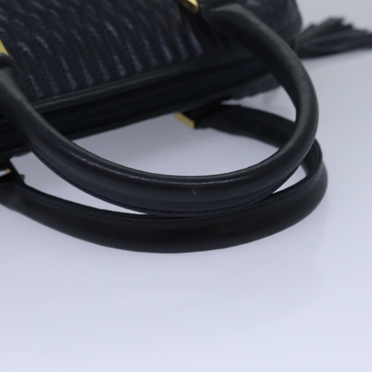 Bally Navy Leather Handbag (Pre-Owned) Size ONE SIZE - 13 Thumbnail