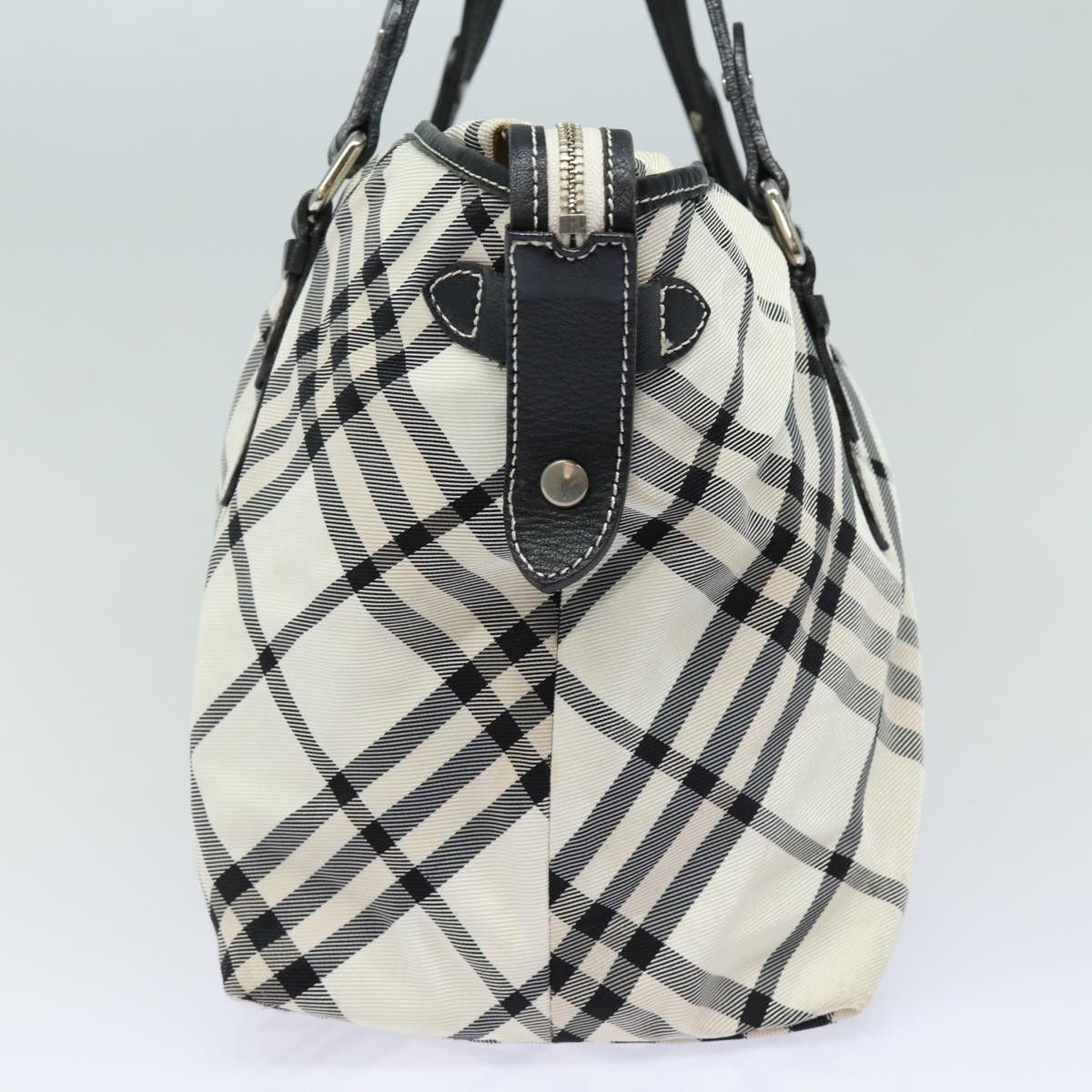 Burberry Nova Check White Canvas Tote Bag (Pre-Owned) Size ONE SIZE - 11 Thumbnail