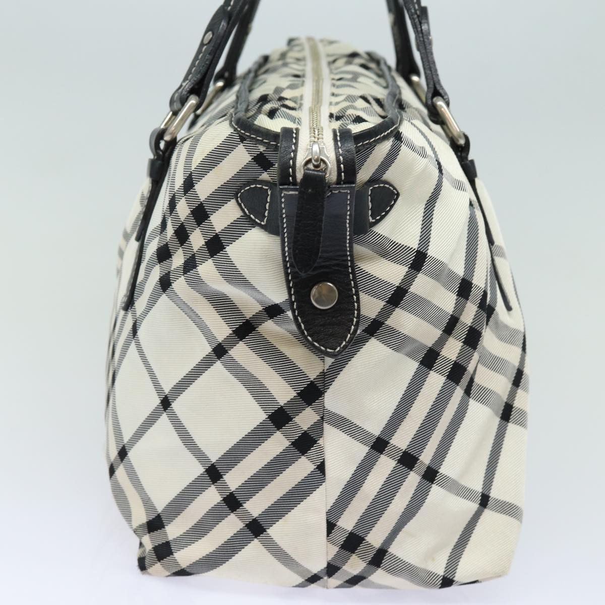 Burberry Nova Check White Canvas Tote Bag (Pre-Owned) Size ONE SIZE - 10 Thumbnail