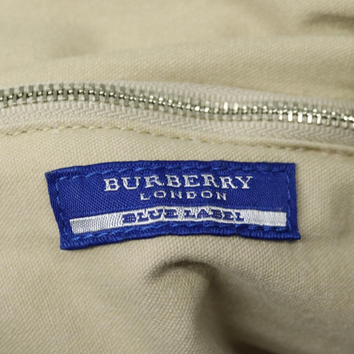 Burberry Nova Check White Canvas Tote Bag (Pre-Owned) Size ONE SIZE - 6 Thumbnail