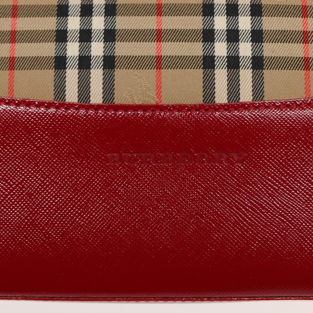 Burberry Nova Check Beige Canvas Tote Bag (Pre-Owned) Size ONE SIZE - 6 Thumbnail