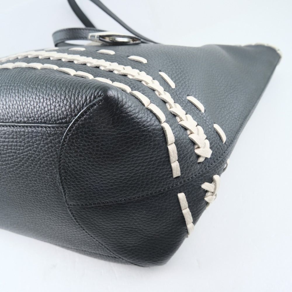 Tod's Black Leather Handbag (Pre-Owned) Size ONE SIZE - 5 Thumbnail