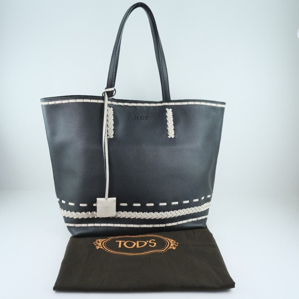 Tod's Black Leather Handbag (Pre-Owned) Size ONE SIZE - 2 Thumbnail