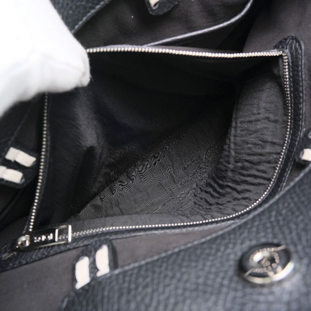 Tod's Black Leather Handbag (Pre-Owned) Size ONE SIZE - 4 Thumbnail