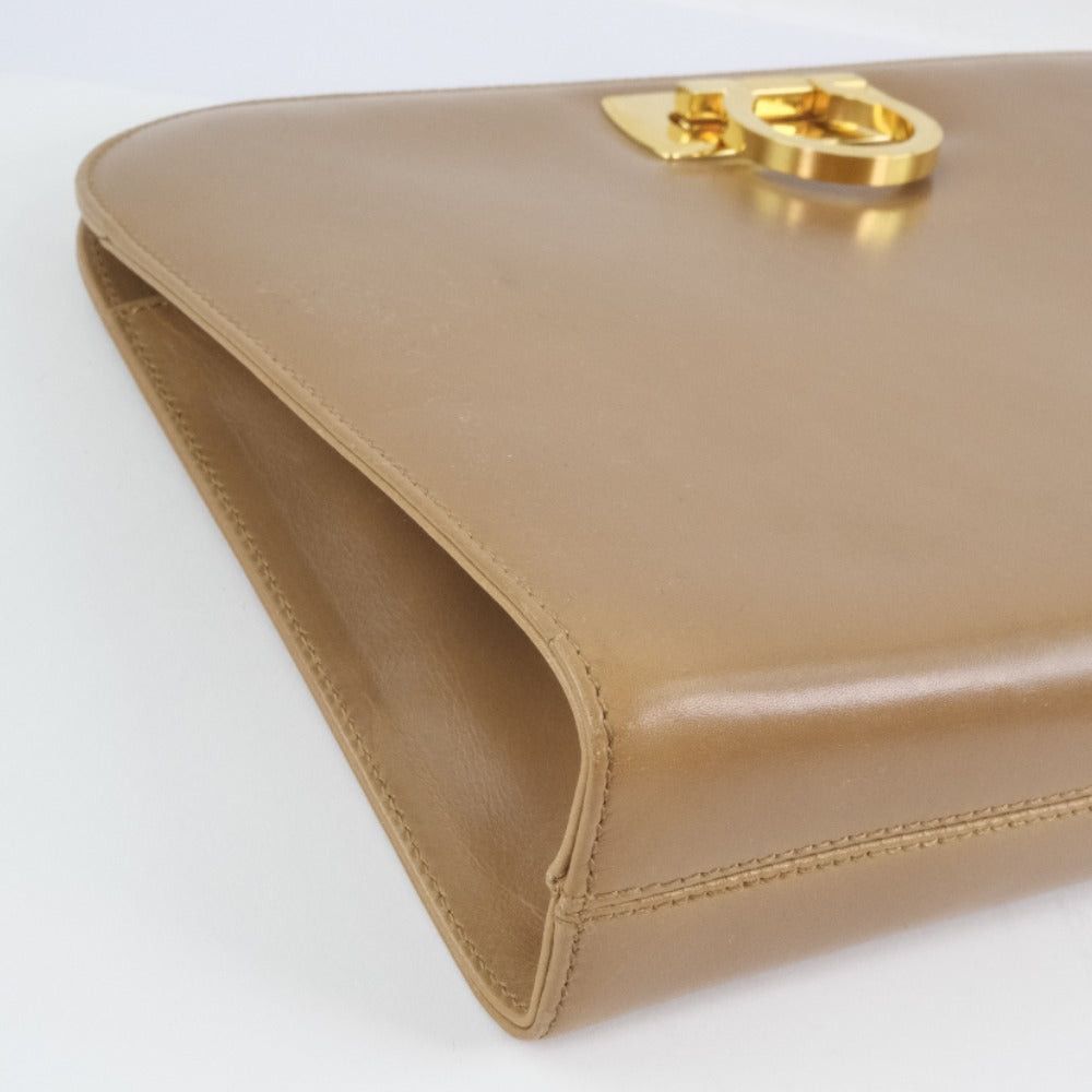 Salvatore Ferragamo Brown Leather Shoulder Bag (Pre-Owned) Size ONE SIZE - 7 Thumbnail