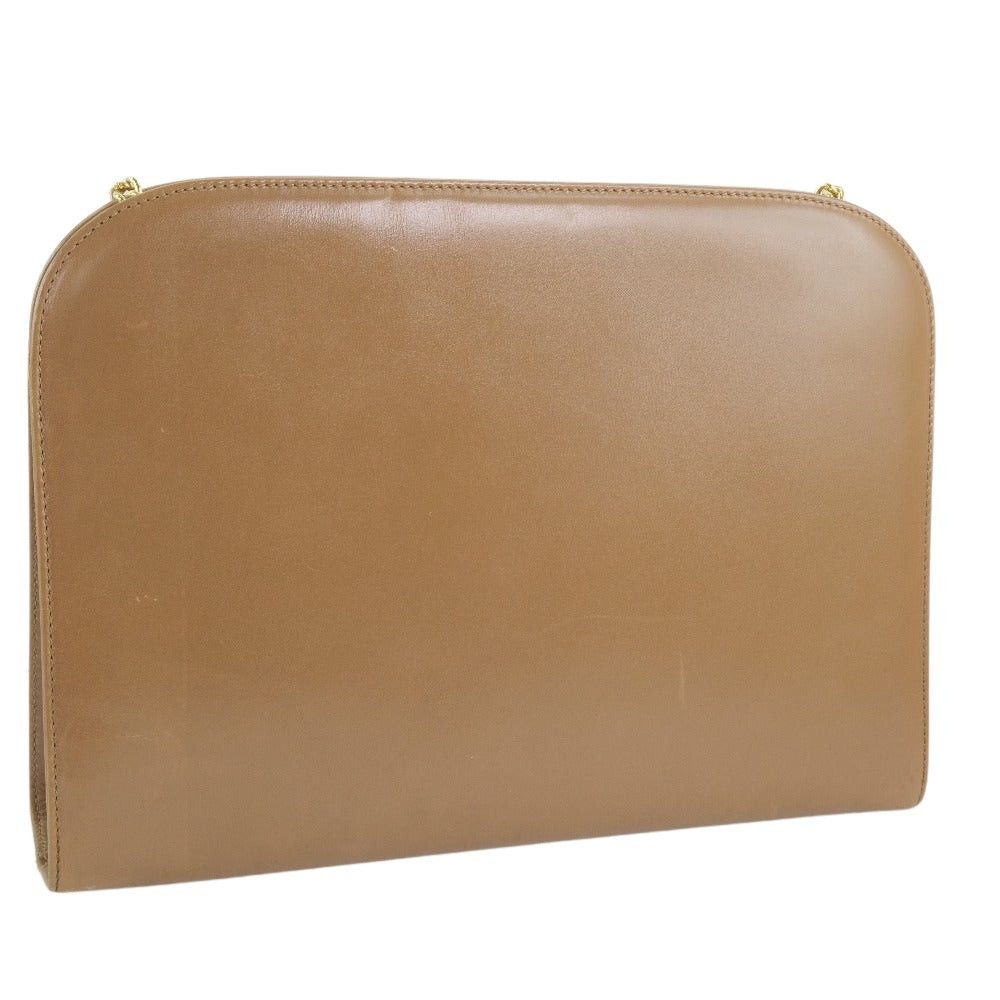 Salvatore Ferragamo Brown Leather Shoulder Bag (Pre-Owned) Size ONE SIZE - 2 Thumbnail