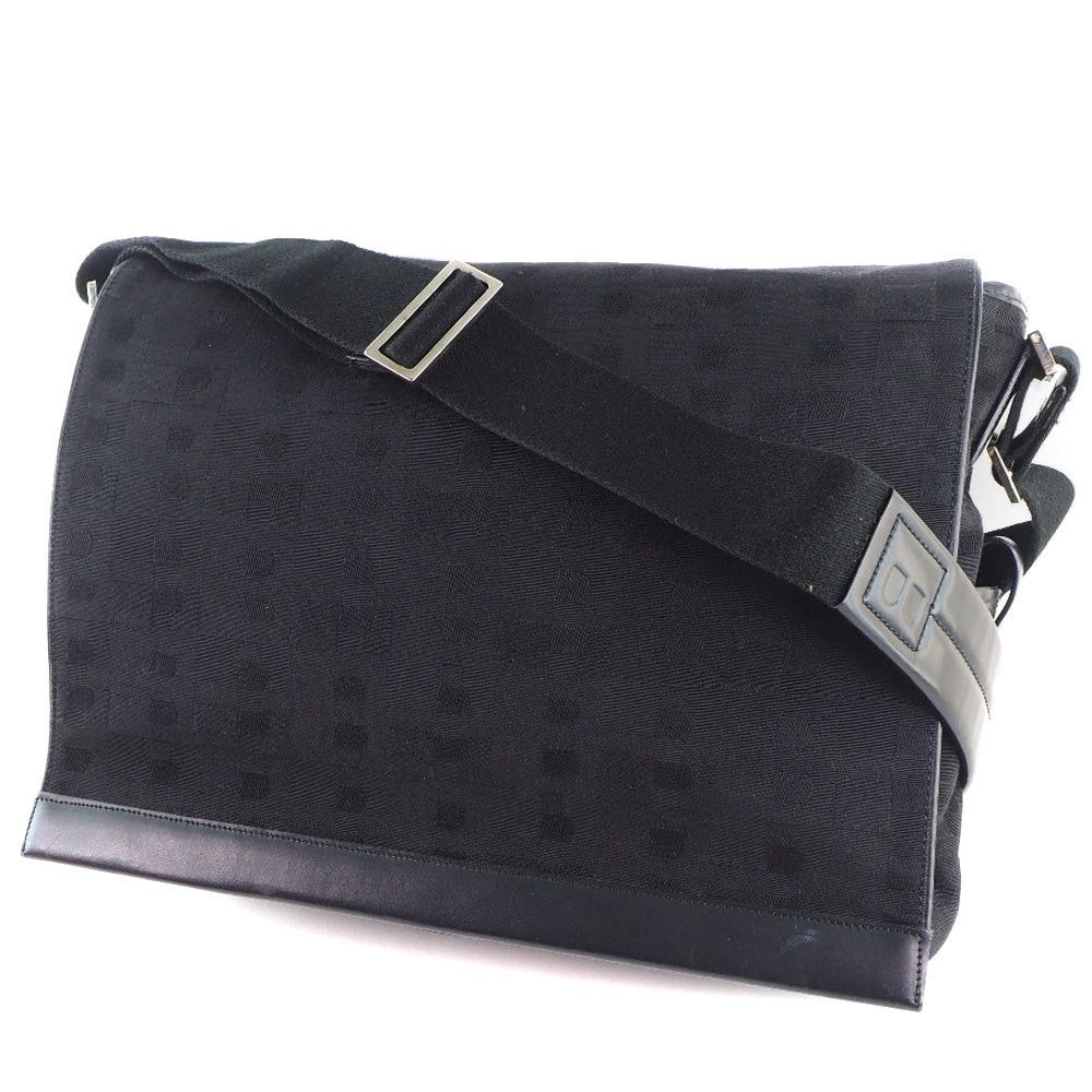 Bally Black Canvas Shoulder Bag (Pre-Owned) Size ONE SIZE - 5 Thumbnail