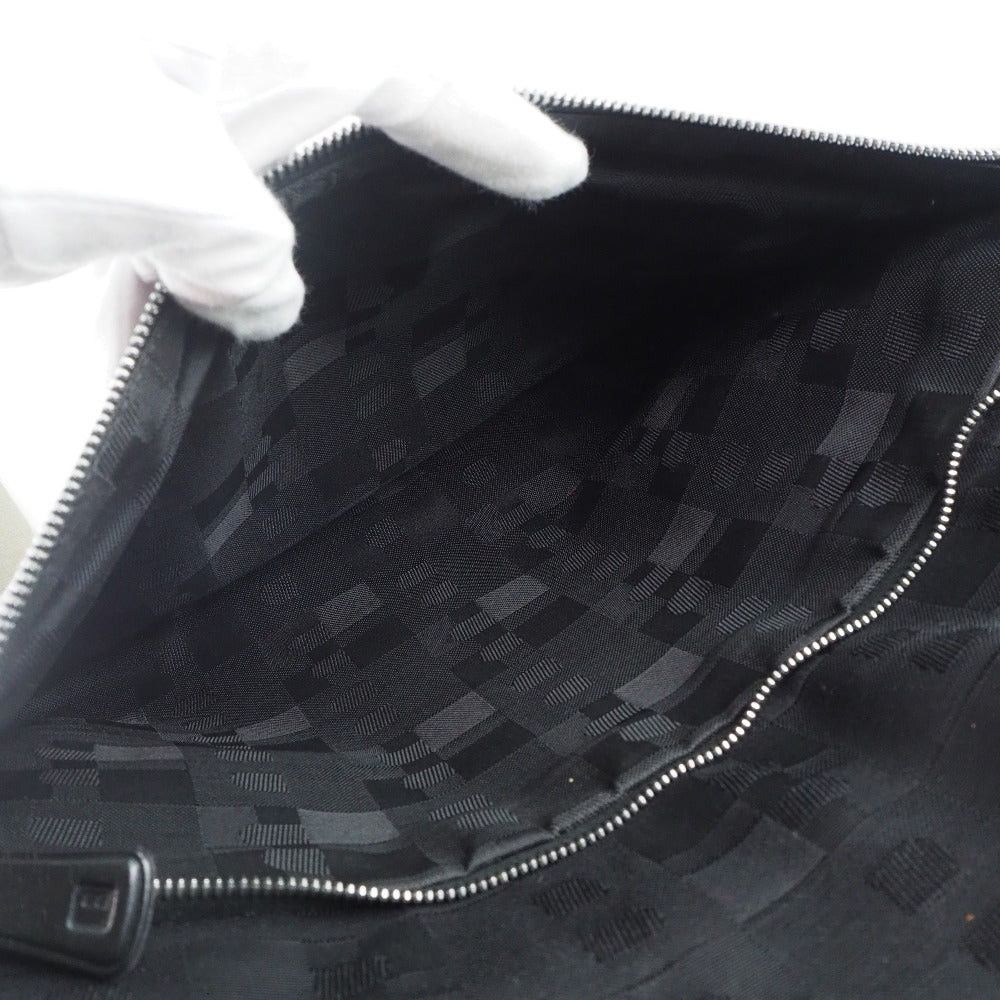Bally Black Canvas Shoulder Bag (Pre-Owned) Size ONE SIZE - 8 Thumbnail
