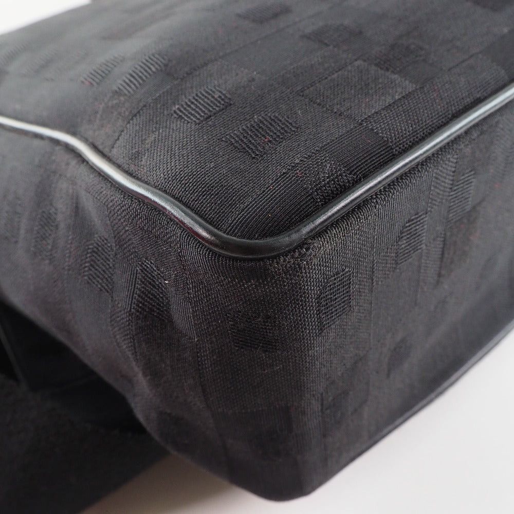 Bally Black Canvas Shoulder Bag (Pre-Owned) Size ONE SIZE - 10 Thumbnail