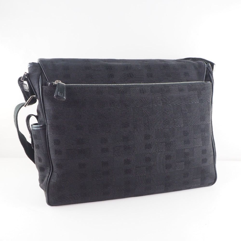 Bally Black Canvas Shoulder Bag (Pre-Owned) Size ONE SIZE - 9 Thumbnail