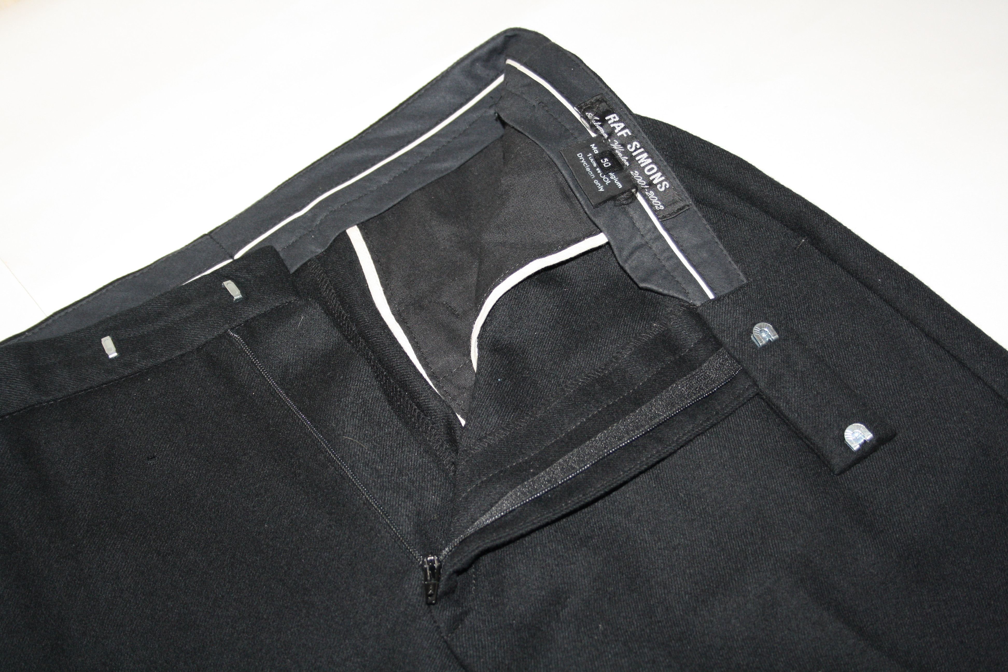 Raf Simons Vintage Raf Simons Wool Pants A/W 2001-2002 Size US 34 / EU 50 - 4 Thumbnail