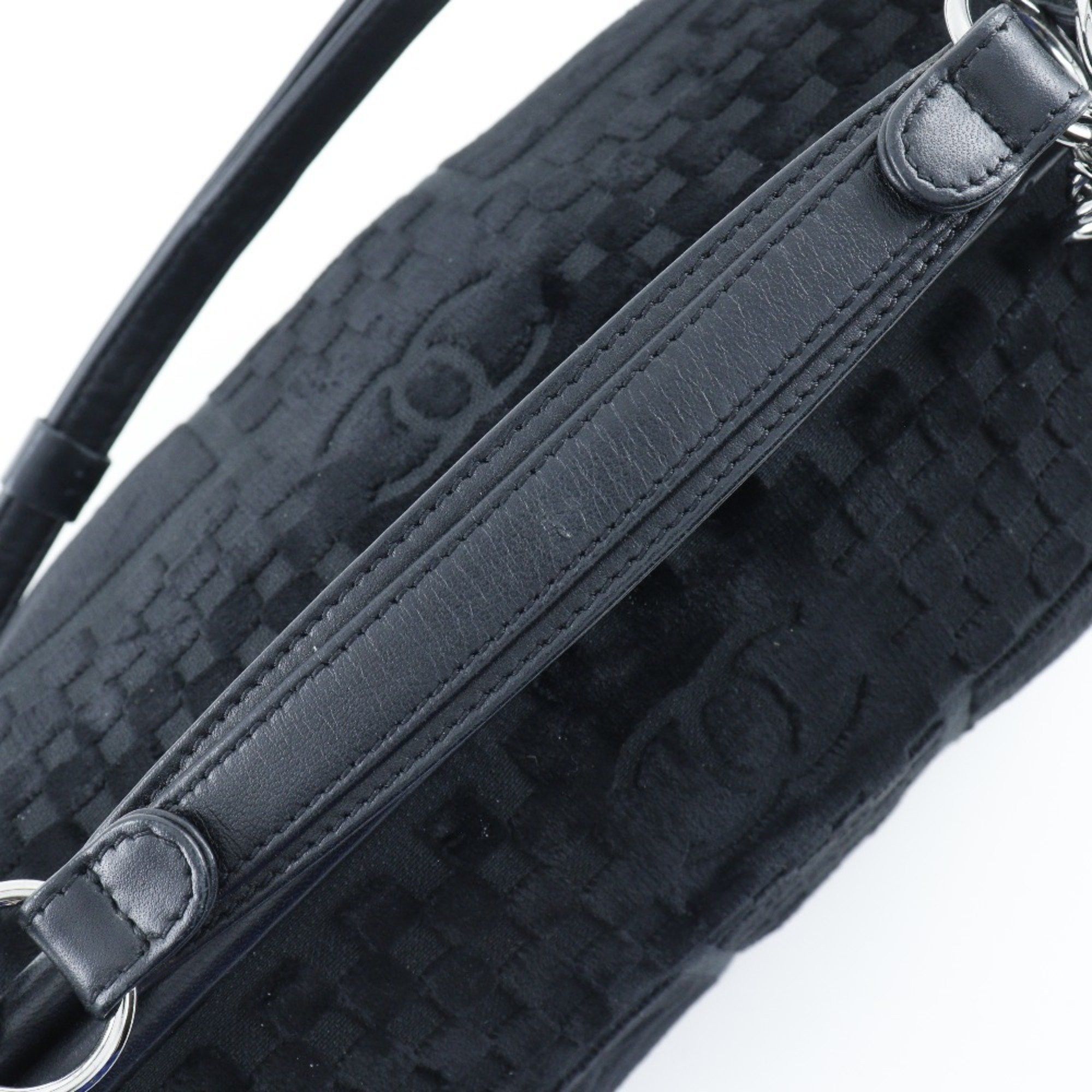 Chanel CHANEL Chain Shoulder Bag Coco Mark A33096 Velour Black 2way ChainShoulder Women's H173124867 Size ONE SIZE - 5 Thumbnail