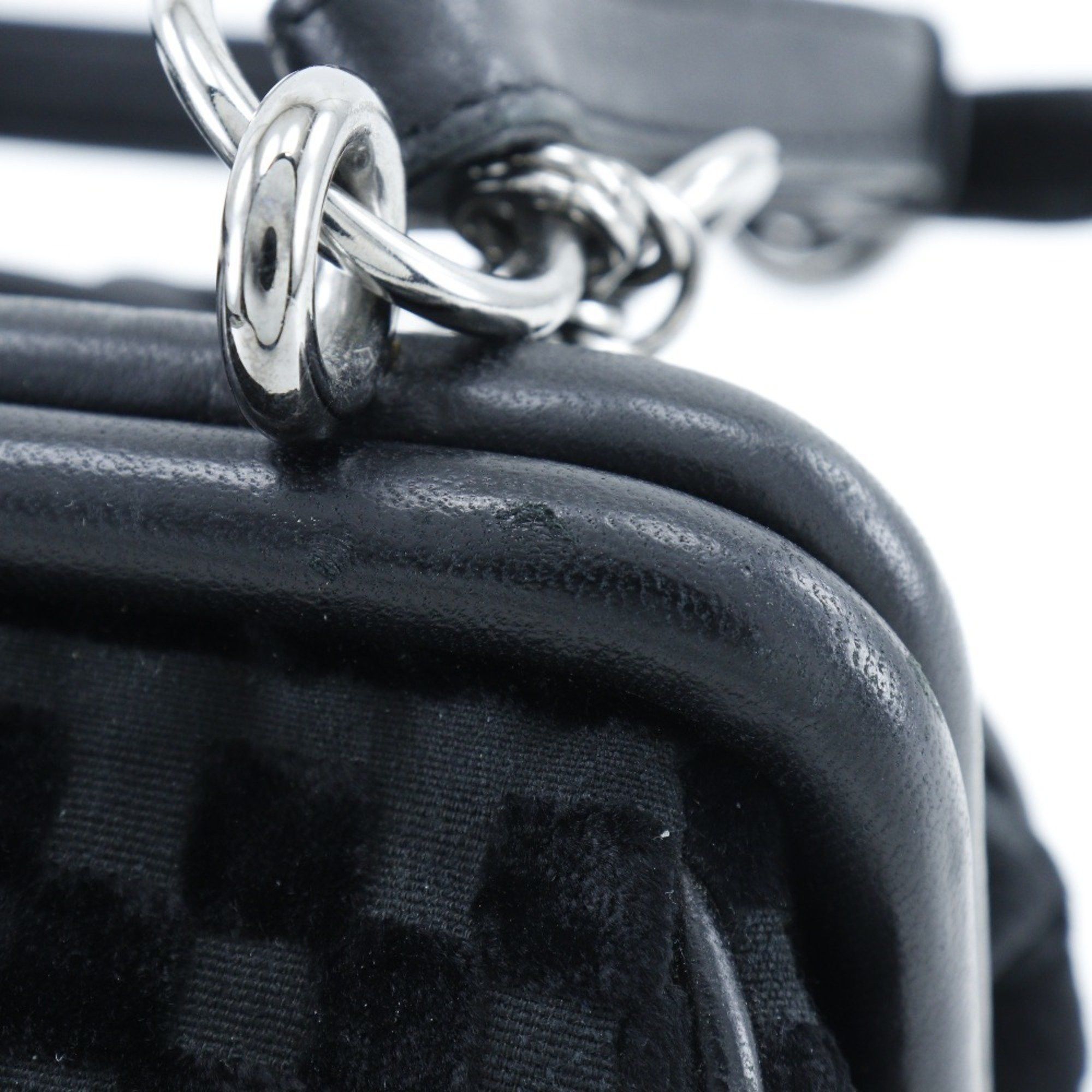 Chanel CHANEL Chain Shoulder Bag Coco Mark A33096 Velour Black 2way ChainShoulder Women's H173124867 Size ONE SIZE - 9 Thumbnail