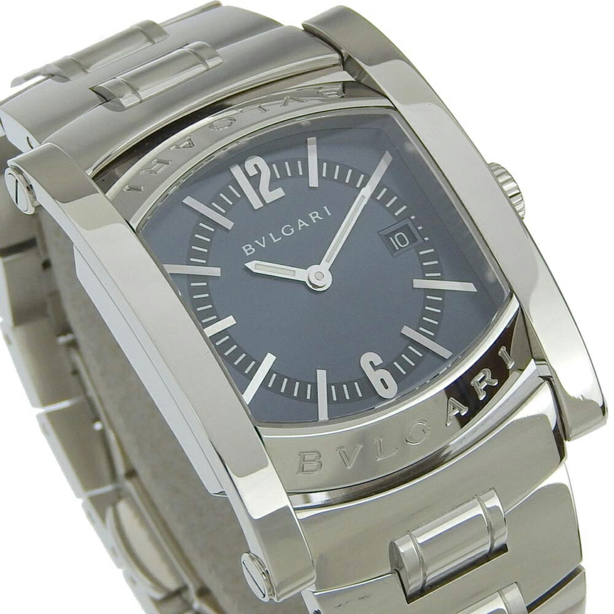 BVLGARI　AA39S BVLGARI Assioma Watch AA39S Stainless Steel Quartz Analog Display