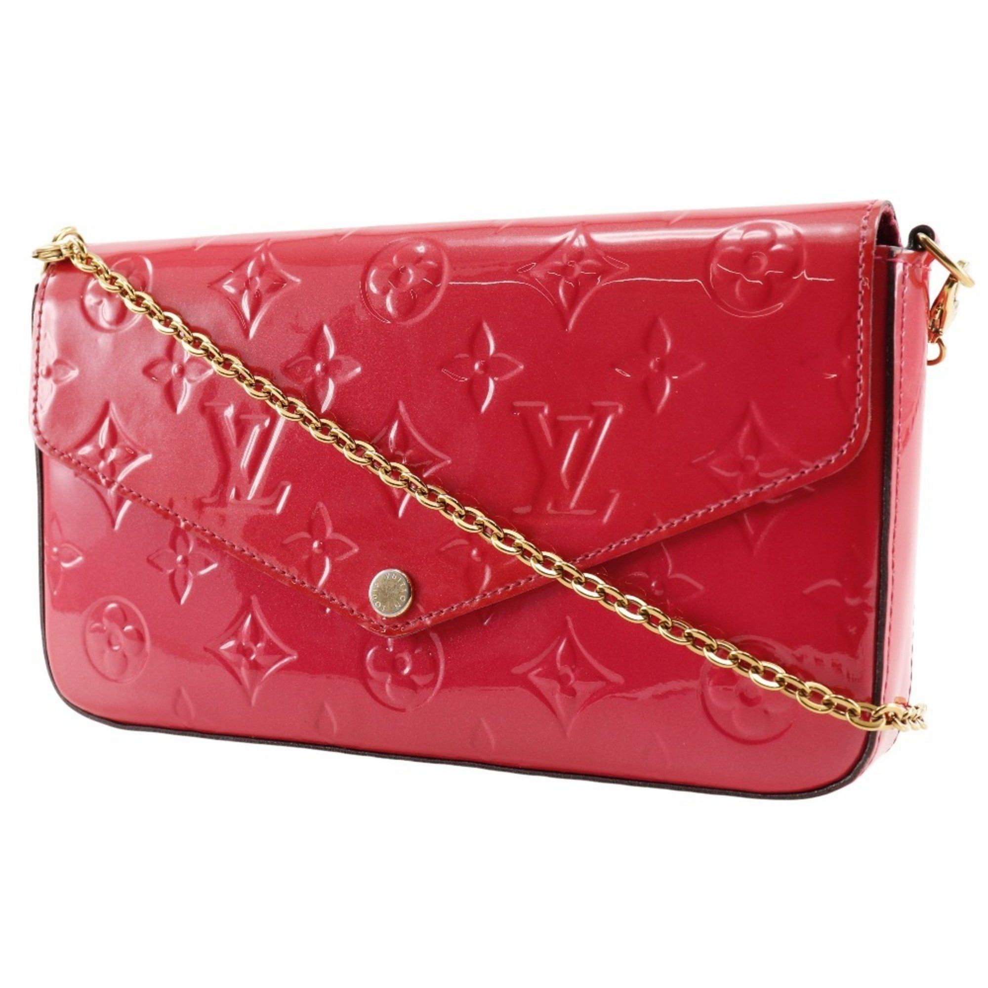 Louis Vuitton Louis Vuitton Felice Shoulder Bag Pochette Wallet Chain M61787 Monogram Vernis Hot Pink 2016 2way Snap Button Women's S172024773 Size ONE SIZE - 2 Thumbnail