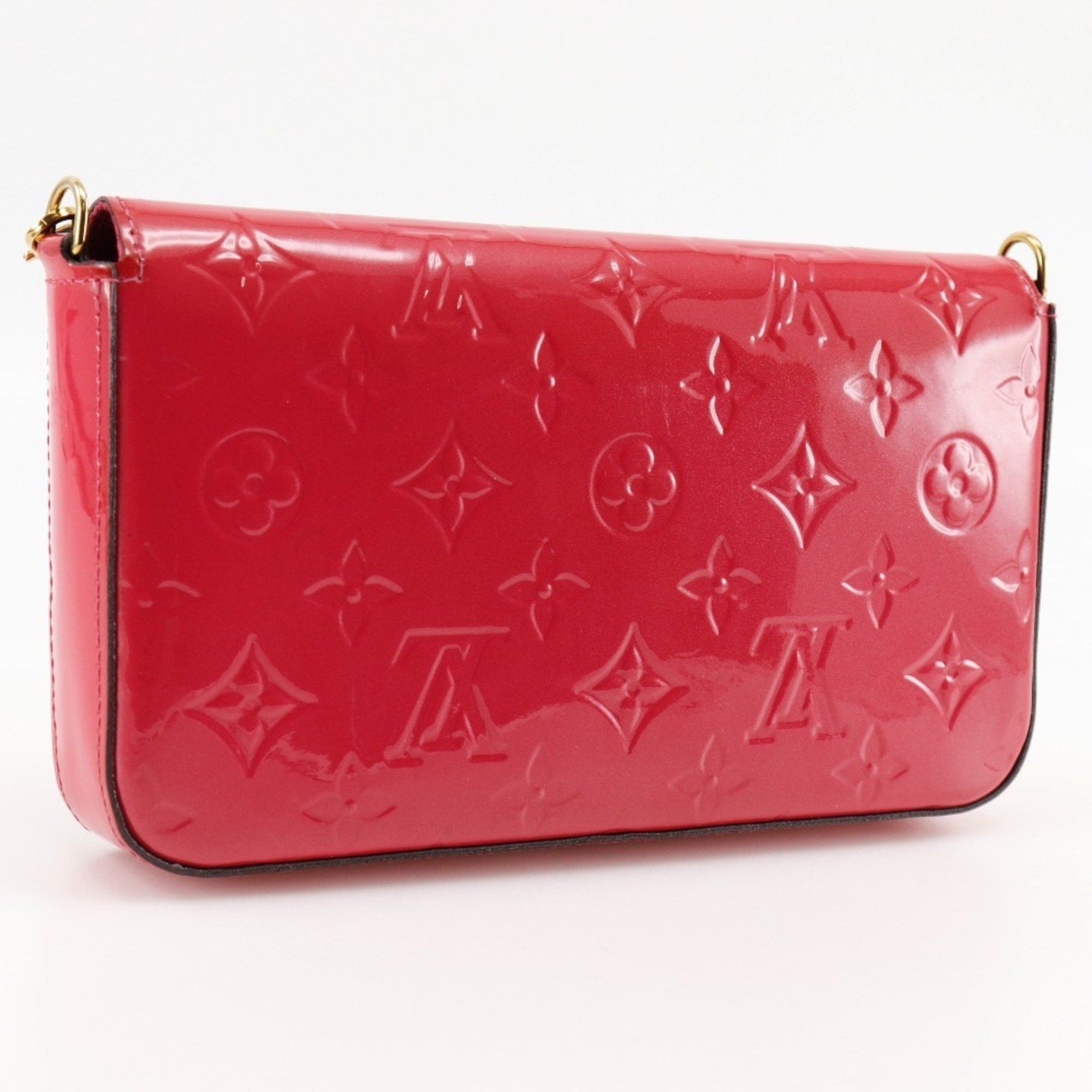 Louis Vuitton Louis Vuitton Felice Shoulder Bag Pochette Wallet Chain M61787 Monogram Vernis Hot Pink 2016 2way Snap Button Women's S172024773 Size ONE SIZE - 3 Thumbnail