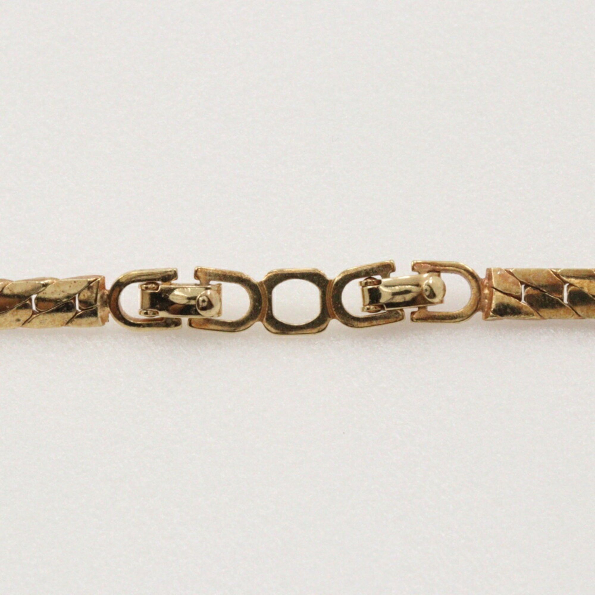 Dior Christian Dior Earring Set Necklace Gold Plated x Rhinestone Made in Germany Approx. 35.0g set for women Size ONE SIZE - 7 Thumbnail