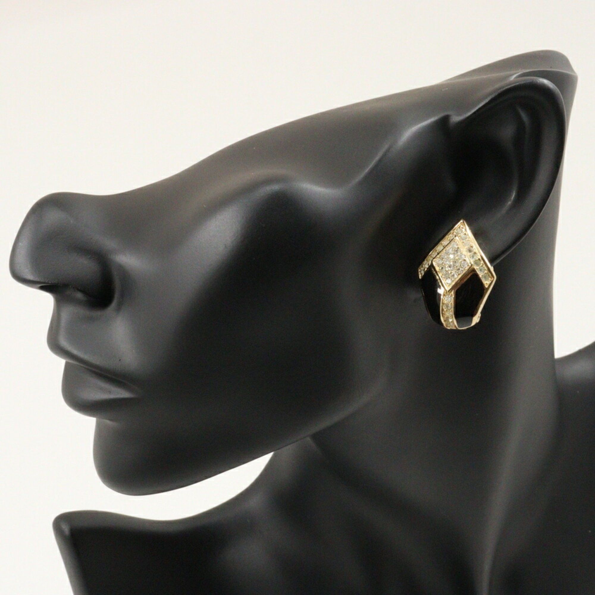 Dior Christian Dior Earring Set Necklace Gold Plated x Rhinestone Made in Germany Approx. 35.0g set for women Size ONE SIZE - 10 Thumbnail